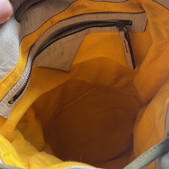 BURGUNDY ASSEMBLAGE Calfskin bucket bag - Picture 3 of 10